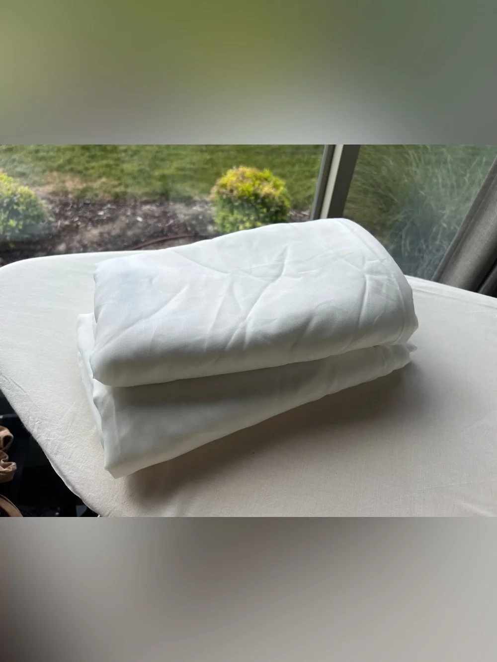 IKEA HILJA Sheer White Curtain Panels x2 57x97